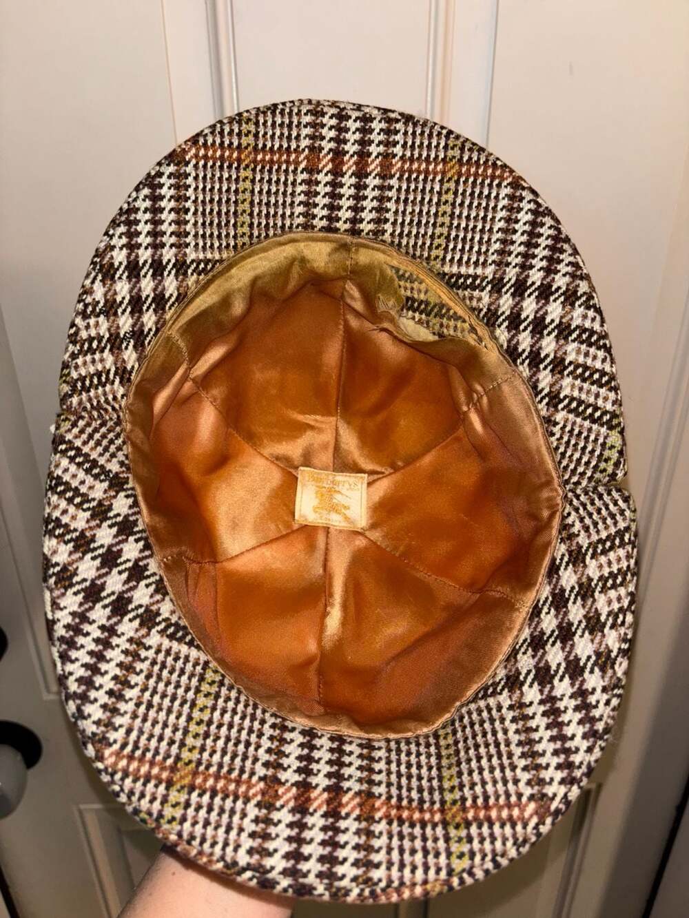 Vintage Burberrys Wool Houndstooth Check Bucket Hat - Picture 8 of 8